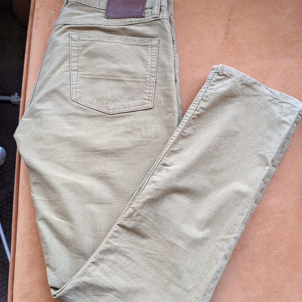 Gustin #72 MOLESKIN STRETCH 5 POCKET - GOLD KHAKI